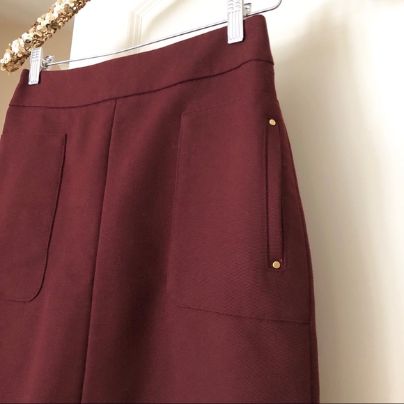 H&M Burgundy Skirt - Picture 2 of 6
